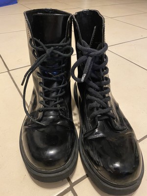 faux patent leather boots forever 21