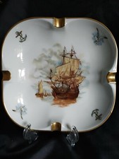 Grande Porcelaine De Limoges Décor Marin