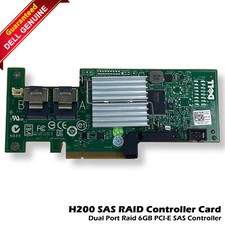 Dell PERC H200 6Gb/s HBA SAS PCIe Internal RAID Controller Adapter H215J 3J8FW