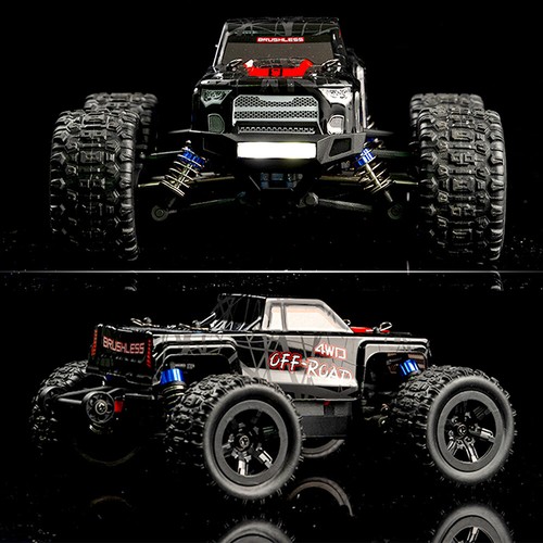 JJRC 4WD 1/20 Off-Road RC Car Monster Truck 2.4GHZ 40Km/h Brushless 35A ESC 80M - Picture 4 of 11