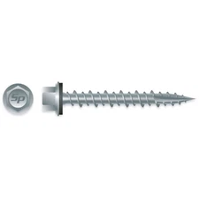 #10 x 1-1/2" Hi-HWH POLE GRIPPER SCREWS w/BONDED WASHER 5lb | PGA1024V