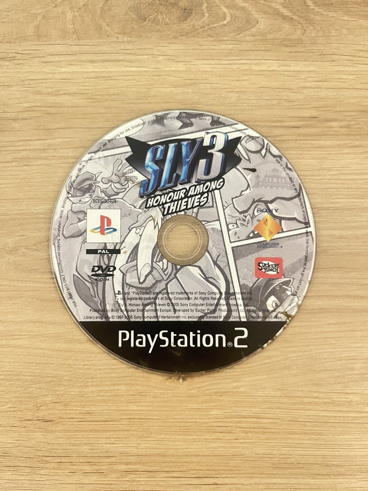 Sly 3 (Cd Seul) - Sony PlayStation 2 (Ps2)