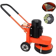 220V Cement Floor Grinder Concrete Ground Polishing Machine Diamond Chassis0-5mm
