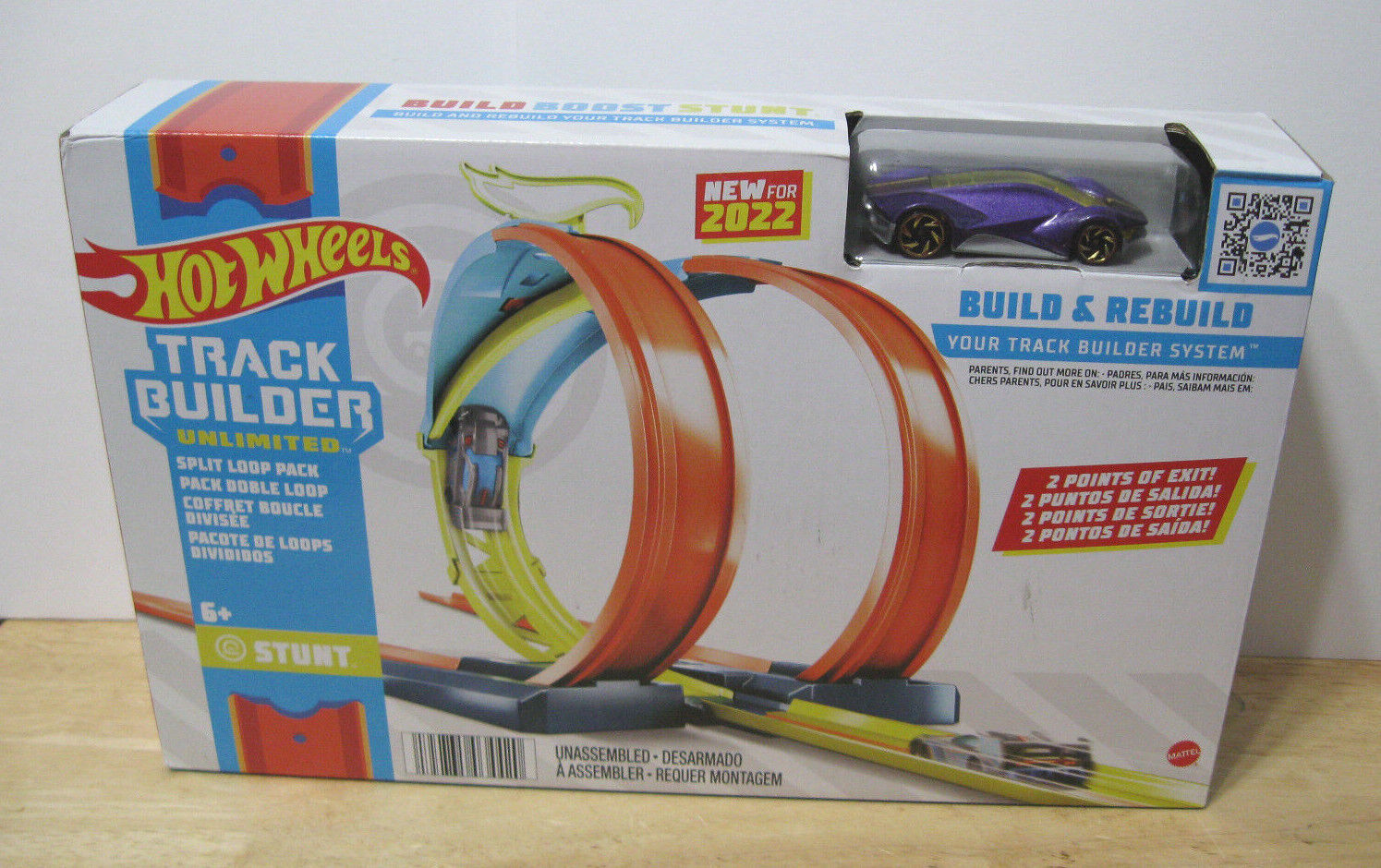 Hot Wheels Track Builder Unlimited Split Loop Pack