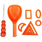 Halloween 9 Piece Pumpkin Carving Kit Kids Crafts Party Decoration - Orange