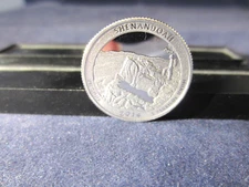 2014-S Silver Quarter SHENANDOAH VA   Deep Cameo Mirror Proof Upper Grade