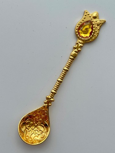 Türkischer Tulpenlöffel | Hochwertiger Zamak, Acrylstein - Farbe & Stil wählbar - Bild 17 von 118