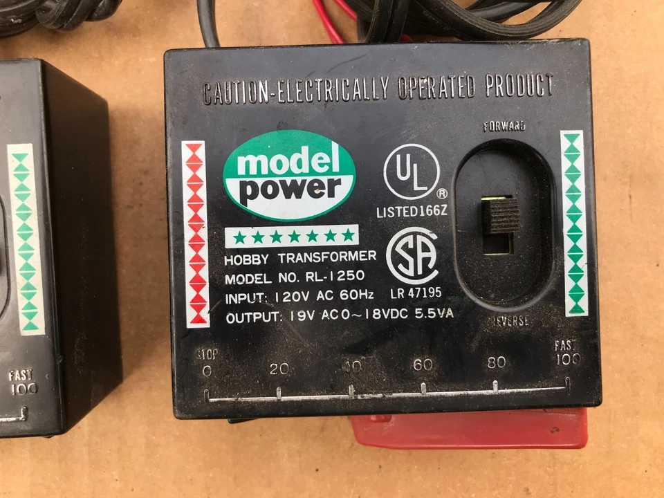 Lot of (5) Train Transformers, TycoPro 608R, Tyco 899T,Varney Mark III, Untested - Image 4 of 4