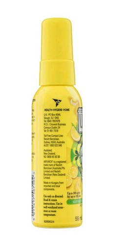 3x Air Wick VIP Poo Lemon Idol Up to 100 Pre-Poo Toilet Spray 55ml - Picture 5 of 5