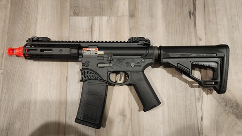 EMG Helios "Hellbreaker" M4 Airsoft AEG Rifle (Model: Black / 7" PDW) - Picture 3 of 3