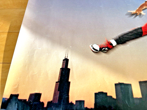Vintage Original 1985 Michael Jordan NIKE Poster ROOKIE JUMPMAN LOGO RARE RARITÄT - Bild 5 von 11