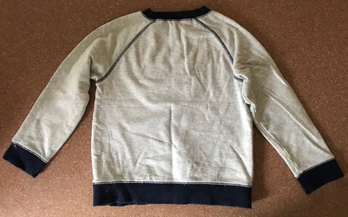 Janie And Jack Anchor Gray Sweatshirt Boys size 6 - Picture 8 of 8