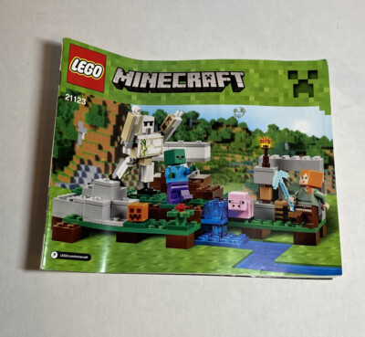 Build Lego Iron 21123 Lego Instructions LEGO #21123 Minecraft The