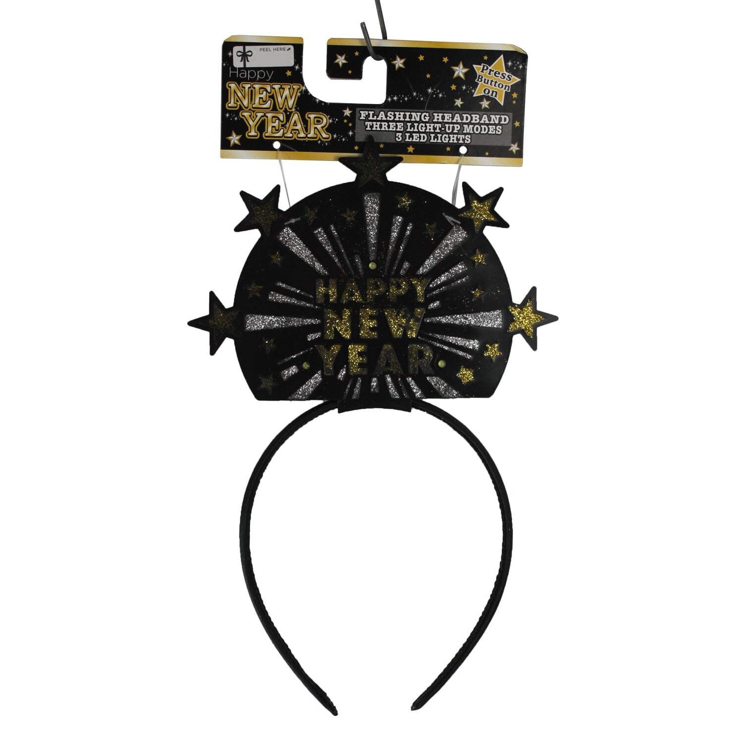 3939 - New Years Headband With Stars - |Pod 2-1|