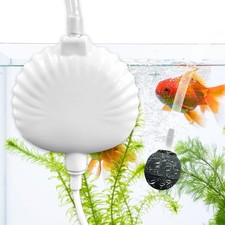 Aquarium Air Pump Quiet, Small Fish Tank Air Bubbler, Mini Silence Aquarium A...