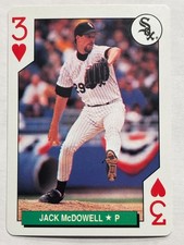 1991 Major League All-Stars #3 Jack McDowell Chicago White Sox Playing Card