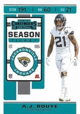 2019 Panini Contenders #38 A.J. Bouye Jacksonville Jaguars