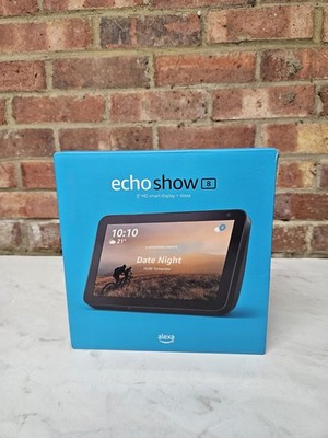 Amazon Echo Show 8 1. Geb Smart Display mit Alexa Schwarz - Neu und versiegelt