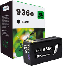 936XL Black Replacement for HP 936 Black Ink Cartridge for HP Printers 9125e 912