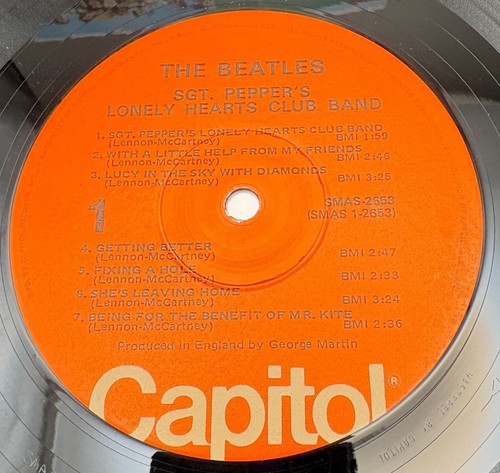 1967 The Beatles Sgt Peppers Lonely Hearts Club Band SMAS-2653 Orange Label - Bild 4 von 10