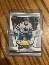 2025-26 UD MVP Hockey Macklin Celebrini Silver Script #17