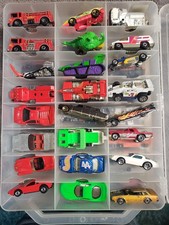 Vintage Hot Wheels Mixed Lot - 48 Cars  Case. Blackwalls, Ferrari, Oshkosh Etc.
