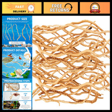 Natural Driftwood 150g for Aquarium Terrarium - 12''-16'' Reptile Branches, As