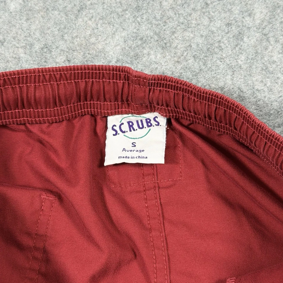S.C.R.U.B.S. Pantalones de uso médico promedio unisex adulto talla pequeña (se adapta a 28x30) rojo Foto 4 de 4