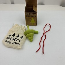 Mighty Tree Tops Karl Zahn Areaware Wood Wooden Toy Spinning Top NEW