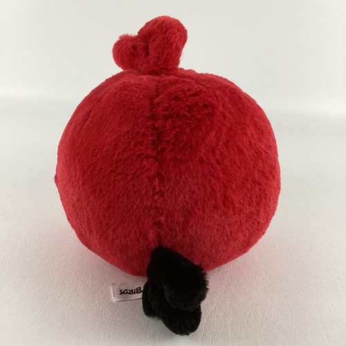 Juguete de peluche Angry Birds rojo 8" 2010 Commonwealth Rovio The Flock - Imagen 3 de 6