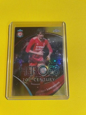 Topps Chrome Liverpool Team Heroes of the 20thCentury Mark Lawrenson /75