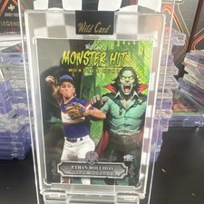 Wild Card 2025 Monster Hit Monster Hunt Ethan Holliday Third Baseman Insert Card