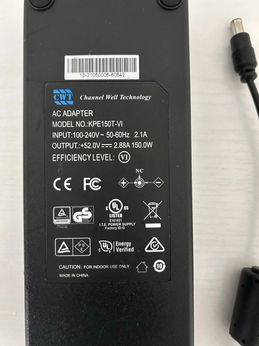 New Original OEM 52V 2.88A Adapter for Reolink RLK16-820D8-A 16CH
