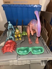Vintage 1987 Definitely Dinosaurs Playskool Lot Of 5 Dinosaurs And Parts