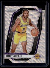 2024-25 Panini Prizm Wave Bronny James Jr. Rookie Los Angeles Lakers #243