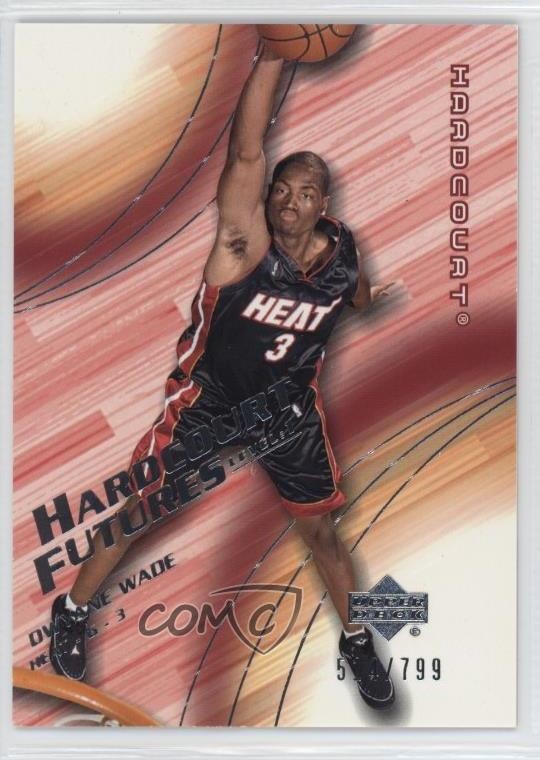 2003-04 Upper Deck Hardcourt Futures /799 Dwyane Wade #128 Rookie RC HOF