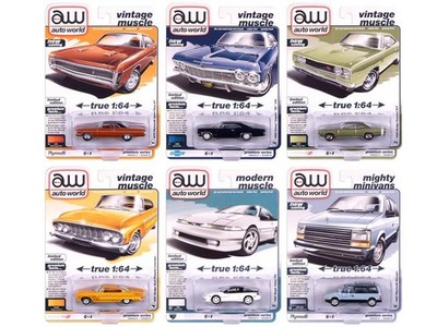 Premium 2025 Release 2 Set A Diecast 1:64 Scale Model - Auto World AW64512A