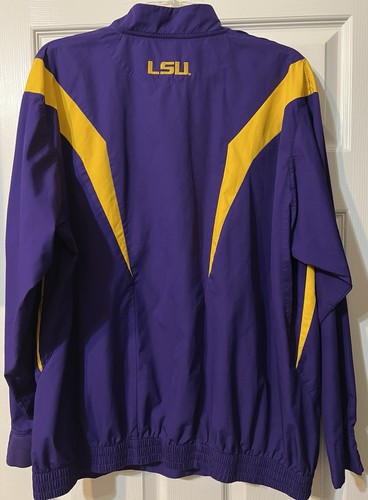 Giacca Nike Fit LSU Tigers Quarter Zip Occhio di Tigre Squadra Large - Foto 8 di 8