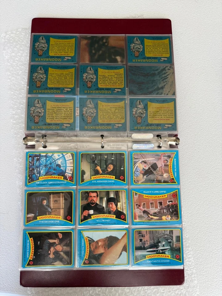 1979 Topps 007 James Bond Moonraker ¡Lote de tarjetas coleccionables y paquetes sellados! Foto 2 de 4