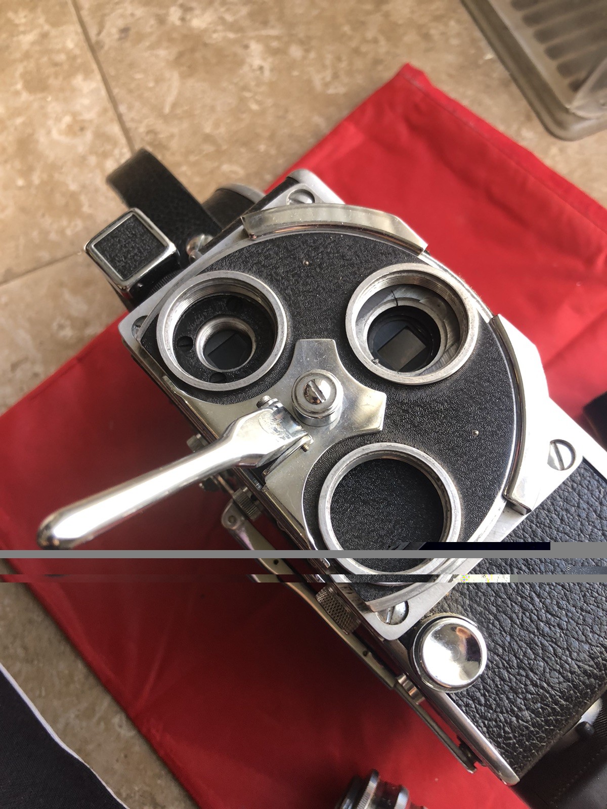 Bolex H16 Non Reflex Camera With Lenses