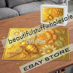 1000 piece jigsaw puzzle Bee Botanical golden botanical