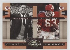 2008 Donruss Classics Classic Combos Silver Hank Stram Willie Lanier HOF 0c2