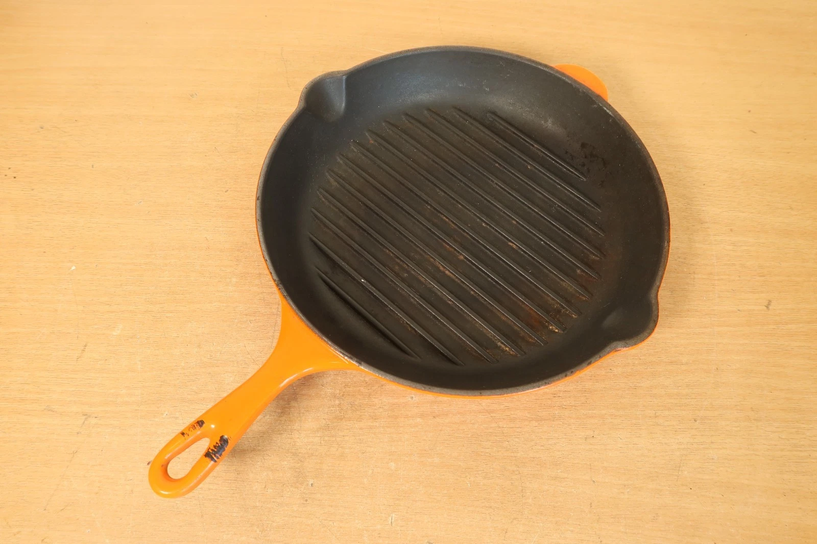 Le Creuset Griddle Frying Pan Griddle Skillet 26 Volcanic Orange