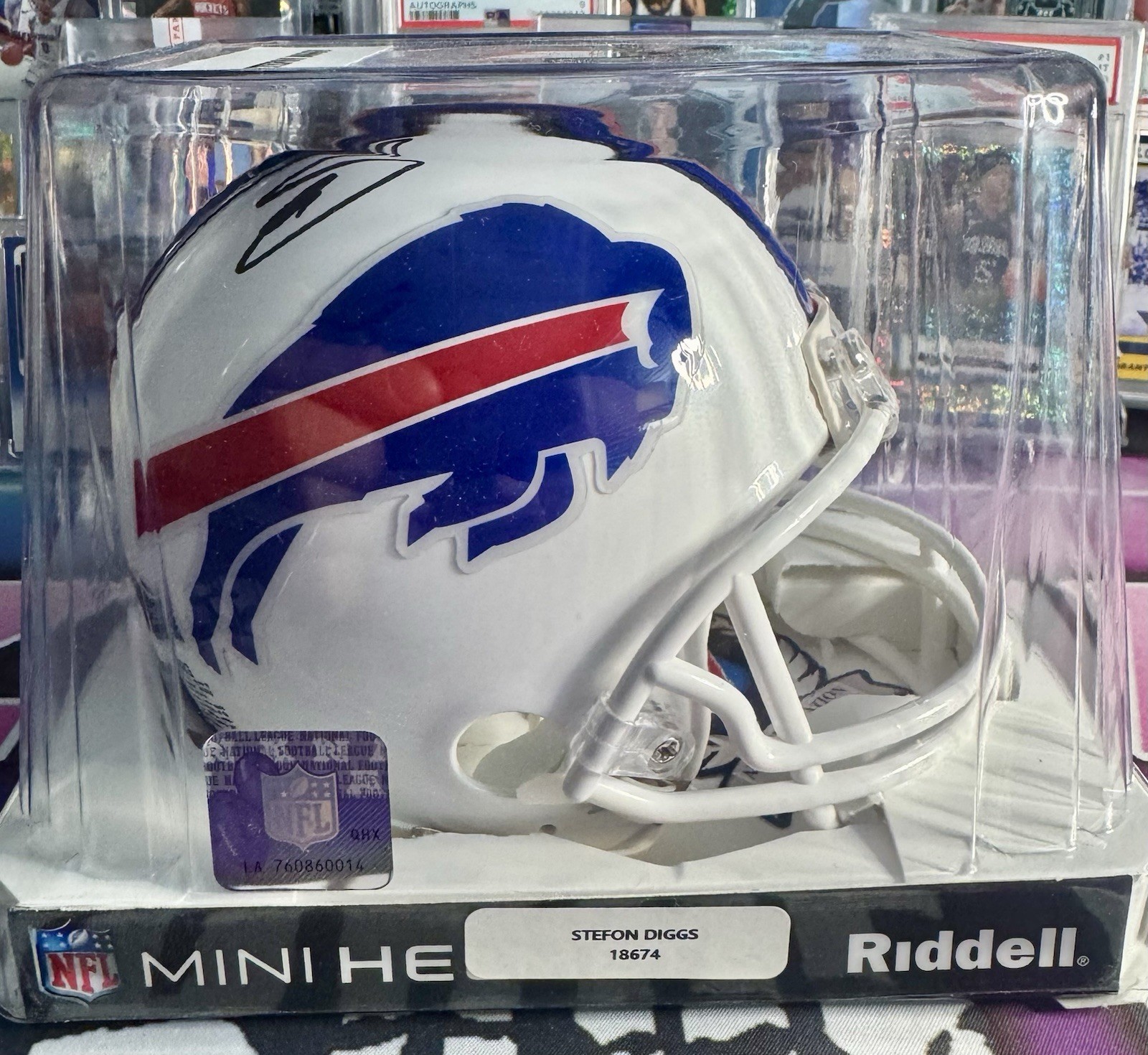 Stefon Diggs Autographed Signed Buffalo Bills RARE Mini Helmet 