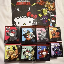 McDonald s Hello Kitty/Godzilla Happy Meal Toy Complete Set