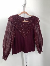 Loft Size Large Misses Long Sleeve Shirt