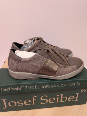 Josef Seibel Muster 013 Casual Sneakers Shoes Bronze Womens US 6-6.5 EU 37 New