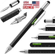 7 in 1 Multifunction Stylus Pen Touch Screen Screwdriver Ruler Level Tool