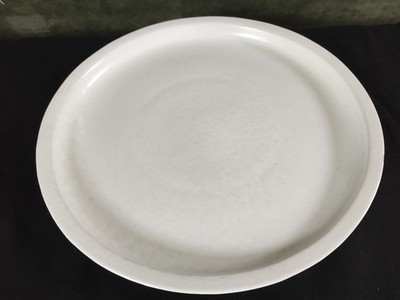 Vintage Bennington Potters Vermont Rimmed White 9 3/4'' Dinner Plate #1734