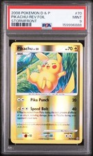 PSA  9 2008 POKEMON DIAMOND & PEARL STORMFRONT #70 PIKACHU REVERSE HOLO FOIL on eBay